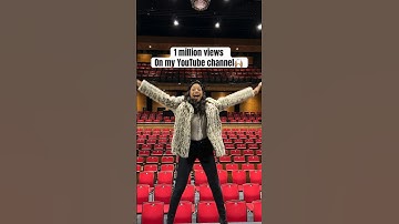 Thank U! 1 million views on my YouTube channel! #shorts #youtubechannel #1millionviews #acanthalang
