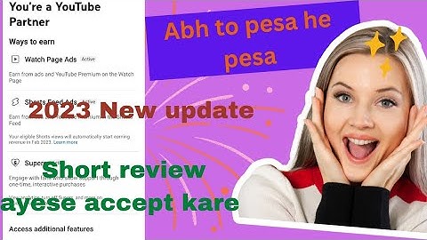 How To Accept New Youtube Term on Mobile | New YPP Terms 2023 | Shorts Monetization Updates 2023 Go