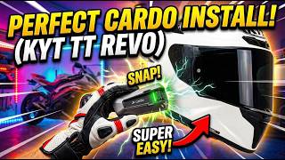 How to Install a Cardo Packtalk Edge on the KYT TT-Revo Helmet (Step-by-Step)