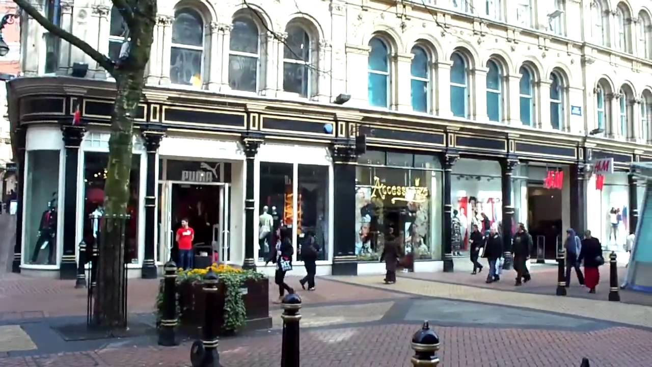 Streets of Birmingham, UK part 1 of 2 - YouTube