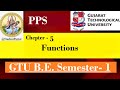 PPS Question with answers | PPS Chapter - 5 | GTU BE 1st year | 3110003 | Functions
