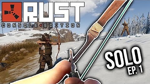 Rust Console Edition Gameplay PVP SOLO wipe (Part 1)