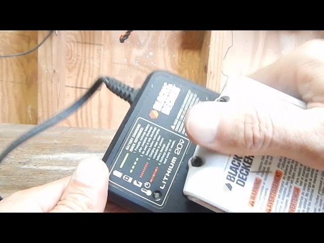 Black & Decker Lithium Battery Charger Not Working Troubleshooting 