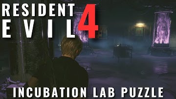 Resident Evil 4 Remake - Incubation Lab puzzle (Overwrite Terminal)