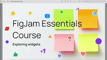Exploring widgets - FigJam Essentials Short Course UX/UI Design