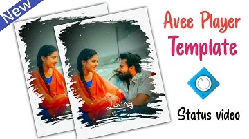 Avee Player Template || How to make Avee Player Template || Status Editing Video 2024