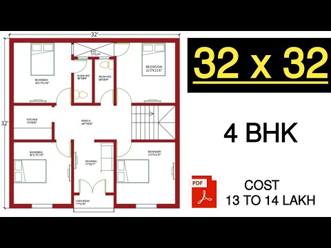 32x32 House Design East Facing 32 32 House Plan 3bhk 32 By 32 Ghar Ka Naksha 32 32 House Plan East Facing