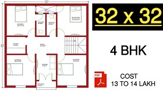 32x32 House Design East Facing 32 32 House Plan 3bhk 32 By 32 Ghar Ka Naksha 32 32 House Plan East Facing