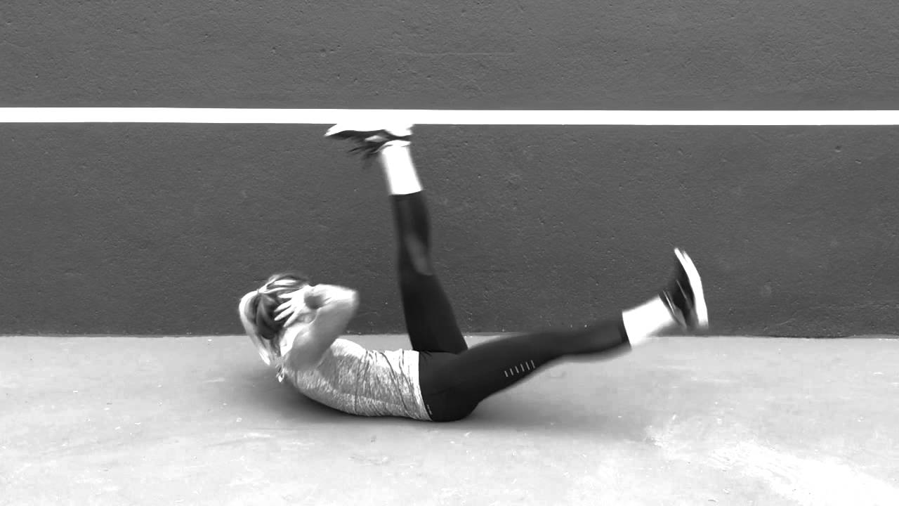 hiit con pesas Straight Leg Bicycle: Movement Demo