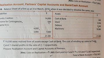 #53 Part2 How to Attempt Long Types Question of Dissolution of Firm I  TS GREWAL