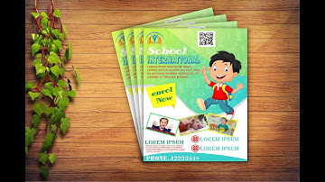 Flyer Design school Education - Photoshop Tutorials
