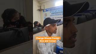How to Change Mouse Pointer Size and Colour? #computer #shorts #shortsfeed #youtubeshorts #ytshorts