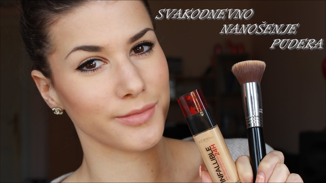Nanošenje pudera za svaki dan