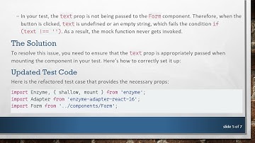 Resolving Issues with Mock Functions in React Testing: A Guide for Jest and Enzyme Users