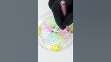 Satisfying ASMR Spirograph Patterns! #art #asmr #spirograph #shorts #2025 #usa