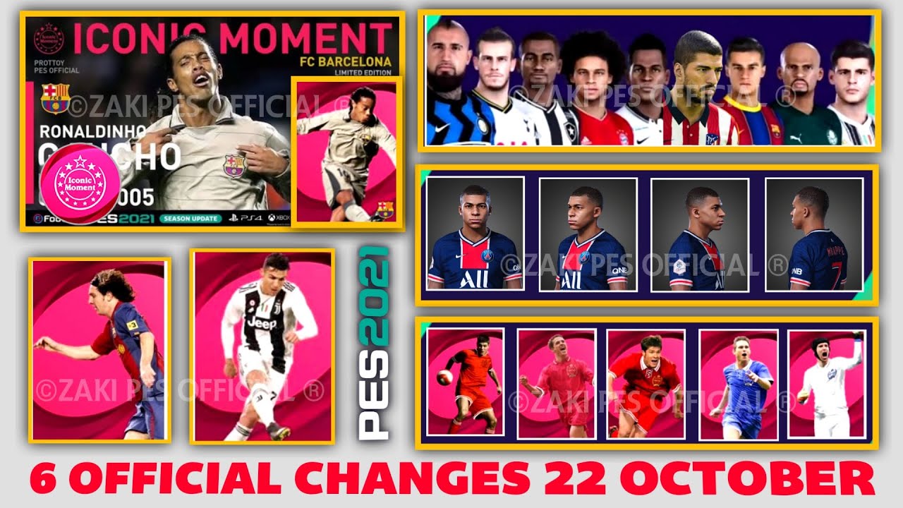 6 Official Changes Coming On 22 October ~ PES 2021 Mobile Update | Zaki Pes Official |