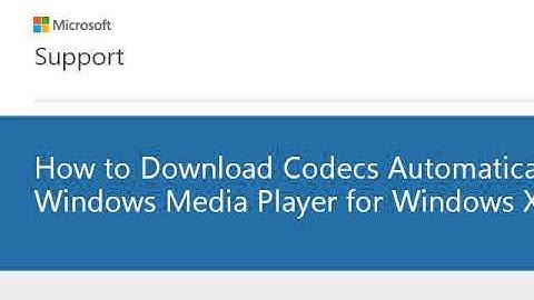 How-To Install AVI Codec