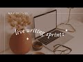 Live writing sprints  10am cst