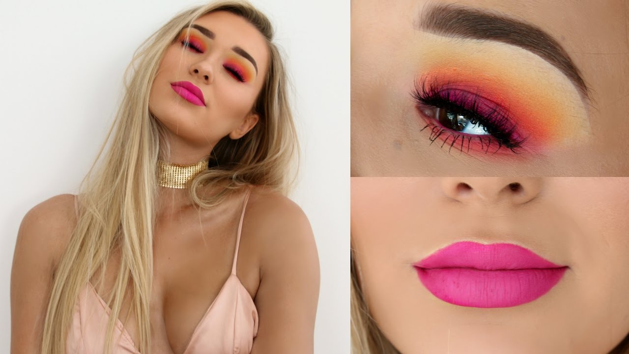 Colourful Full Glam Makeup Tutorial | SHANI GRIMMOND