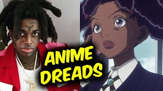 AI Art Generator Anime black boy with dreads
