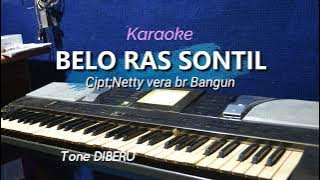 BELO RAS SONTIL | Pop Tone cewek | Karaoke lagu karo