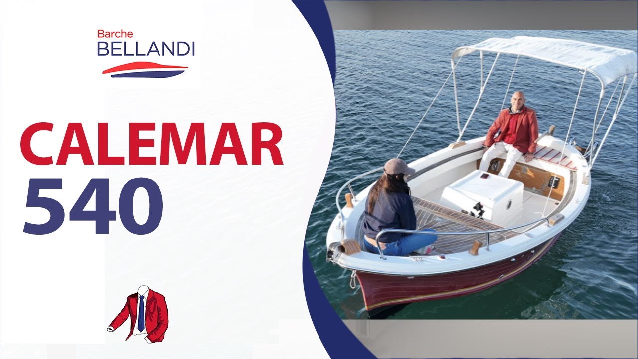 Barca senza patente CALEMAR 540 // Prova sul lago di Garda // Barche Bellandi