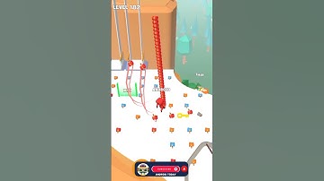 Bridge Race 3D game in MAX LEVEL ( Level - 182 ) #shorts #gaming #bridgerace