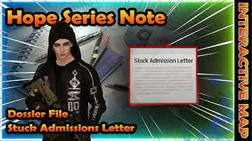 Stuck Admission Letter Undawn | Hope Series Note - Dossier File