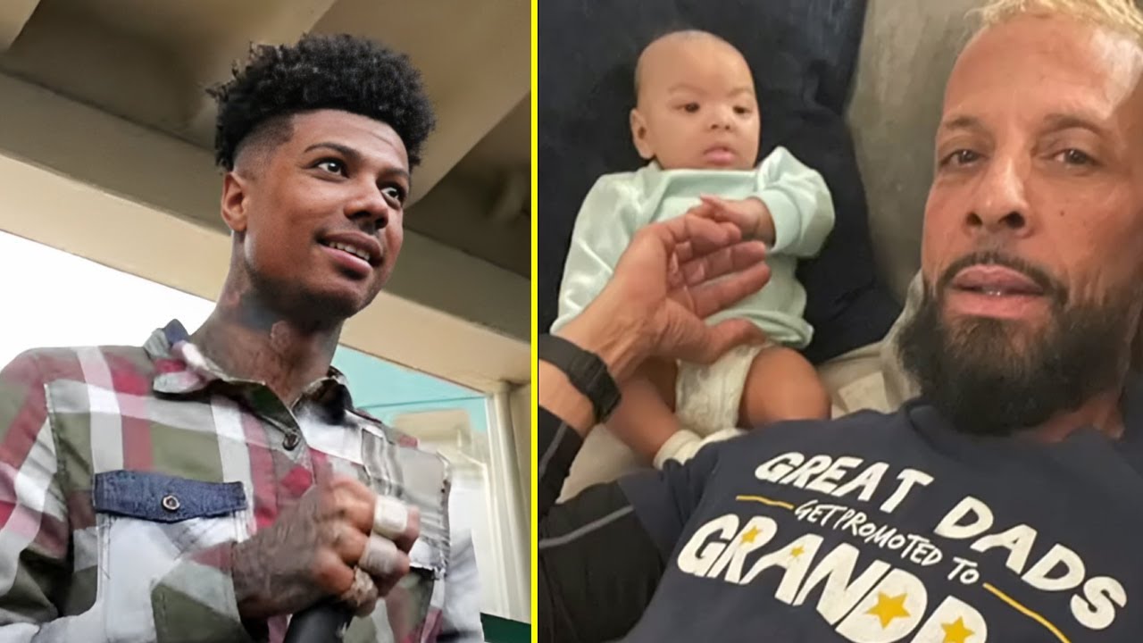 Blueface Dad Got Emotional While He Meet With His Grandson Chrisean Jr For The First Time! 🥰