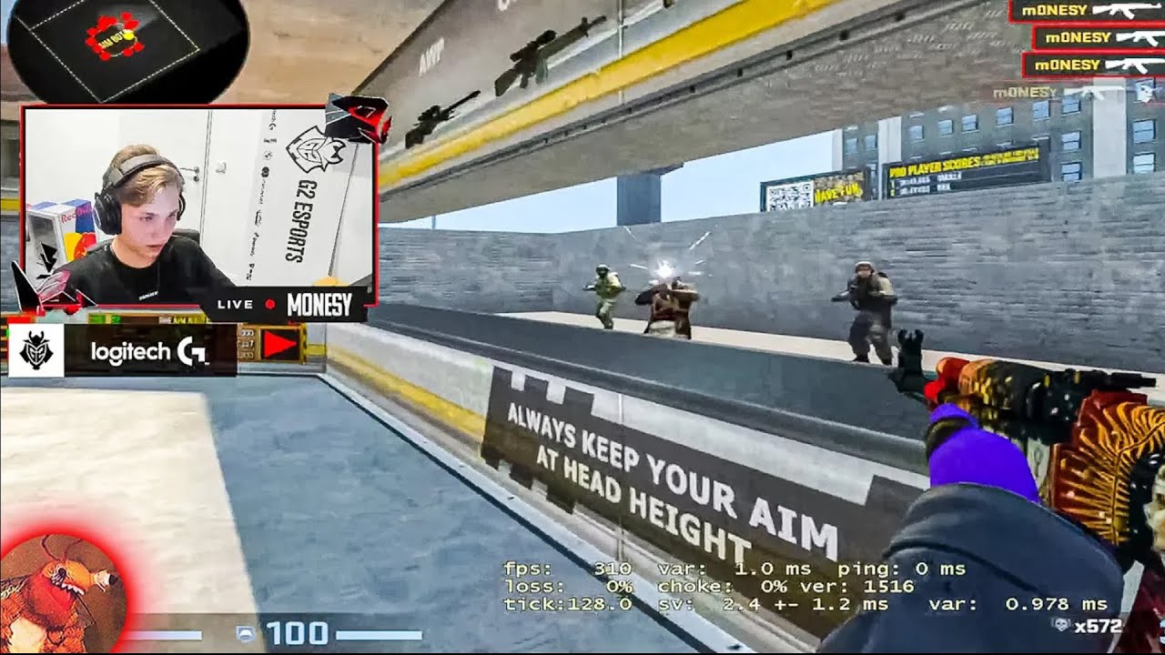 m0NESY рассказал, как он Тренирует AIM в CS:GO - YouTube