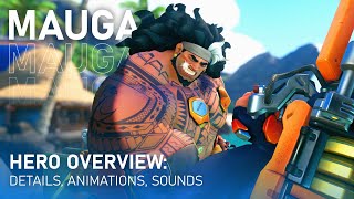 Overwatch 2 Mauga hero details, animations, sounds