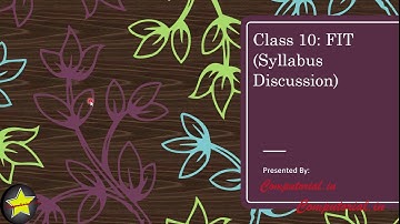 Class 10 | Computer | Syllabus Discussion