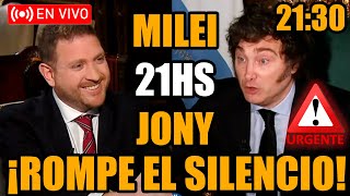 🔴EL PRESIDENTE MILEI EN VIVO LE RESPONDE AL PRESIDENTE DE ESPAÑA Y ROMPE EL SILENCIO CON JONY VIALE