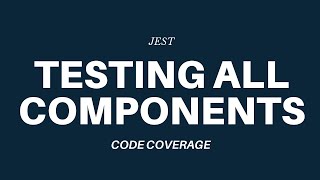 Redux Form Jest (Code Coverage)