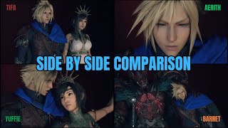 4 Dates at once: Aerith, Tifa, Yuffie & Barret  | No Promises to Keep Loveless Comparison