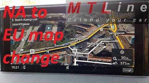 Audi Q7 4M, MY2016 - NA to EU navigation region change- sprememba regije za navigacijo