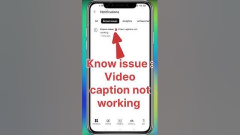 Known issue: 🚨 Video captions not working | Yt Studio New Notification | YouTube Update #shorts