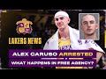 Alex Caruso Arrested, What it Means For His Free Agency & What Lakers Need From Him