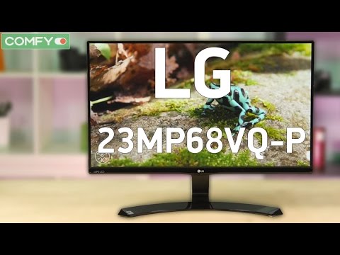 LG 23MP68VQ-P - IPS-монитор с “безрамочным” дизайном - Видео демонстрация