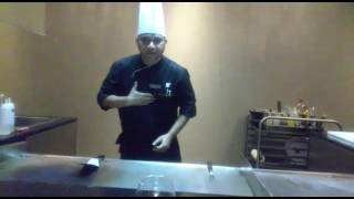 Chef Cook Vikram Jw Marriott Hotel Teppanyaki Show Video