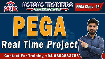 PEGA Class 05 | Real Time Project | Pega Training | New Batch | For Training +91-9652532753
