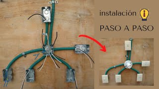 ¿Cómo hacer una instalación eléctrica para recámara?  TUTORIAL ¡Fácil y rápido!