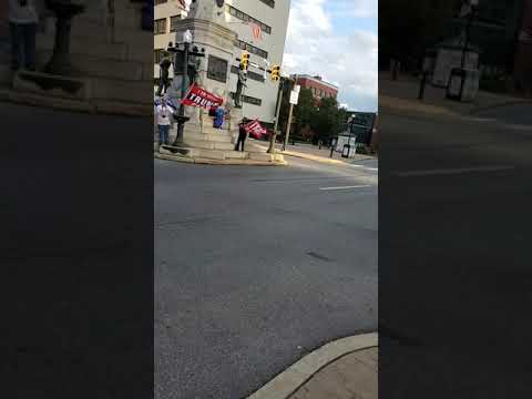 Flag Waving & Trump Rally #1