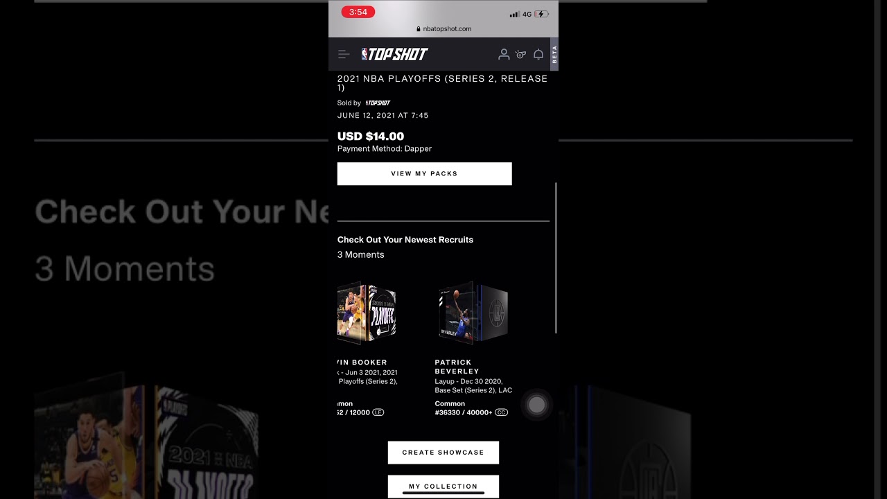 NBA Top Shot : Bought $14 Pack Then Sold All 3 Moments for $42!
