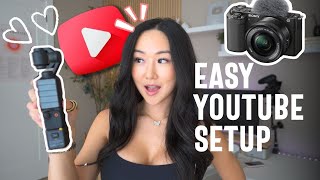 The Best Youtube Setup For 2024 Simple And Easy - Camera Audio Lighting And More