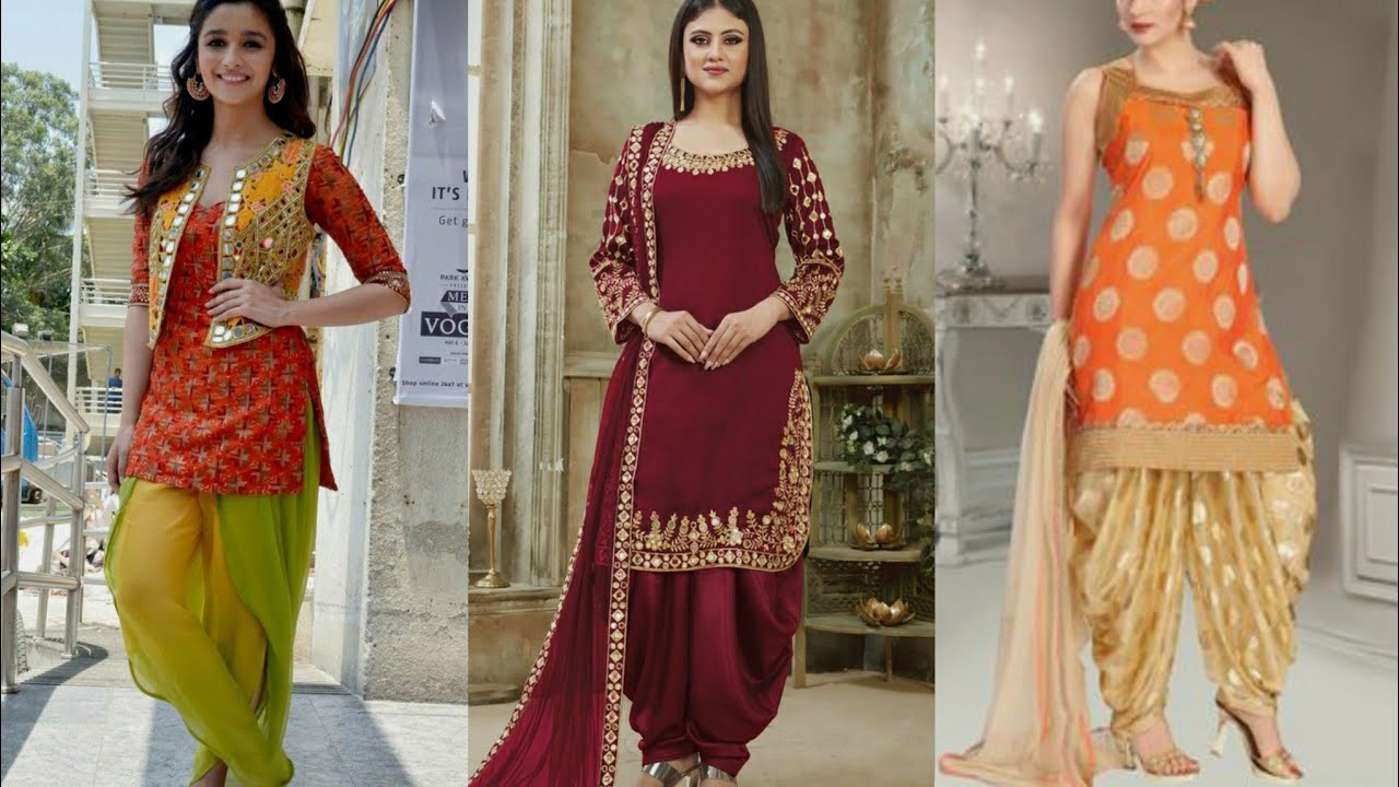 punjabi salwar suit with kurti design
