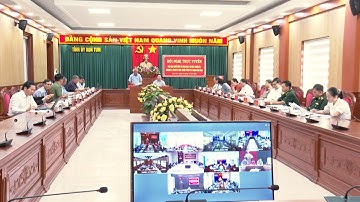 Hội nghị giao ban khối Đảng và các huyện ủy, thành ủy, đảng ủy trực thuộc Tỉnh ủy