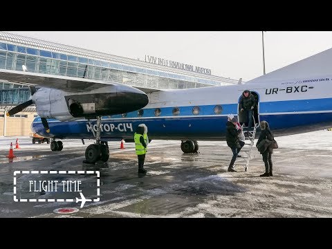 FLIGHT REPORT | Antonov AN-24RV | Motor Sich | Kyiv Zhuliany to Lviv | Economy