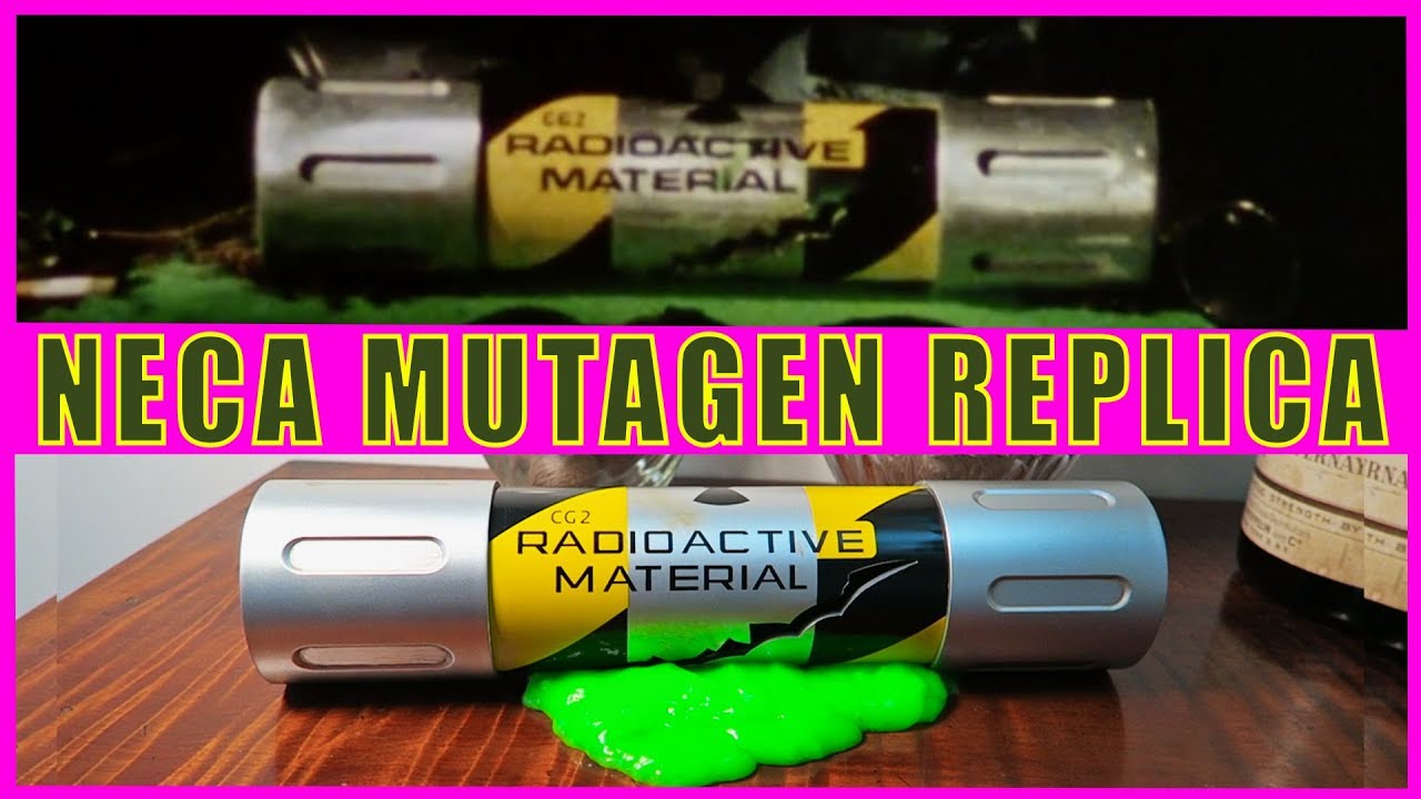 Teenage Mutant Ninja Turtles 1990 Movie Mutagen Canister TMNT Prop Replica NECA