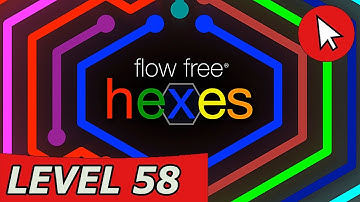 Flow Free Hexes Interval Pack Level 58 Solution (Android/IOS)